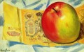 Apple y el billete de cien rublos Boris Mikhailovich Kustodiev decoración moderna bodegón